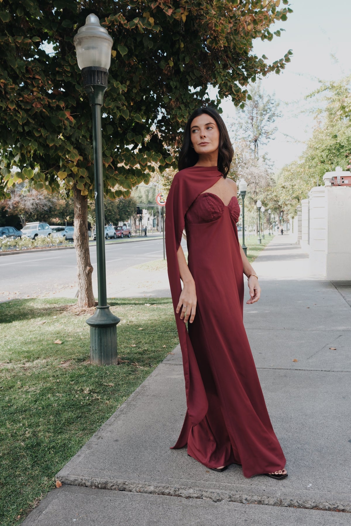 VESTIDO ATHENA CABERNET BAOBAB