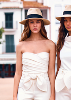 CROP TOP ESENCIA DE LAURELES NATURAL