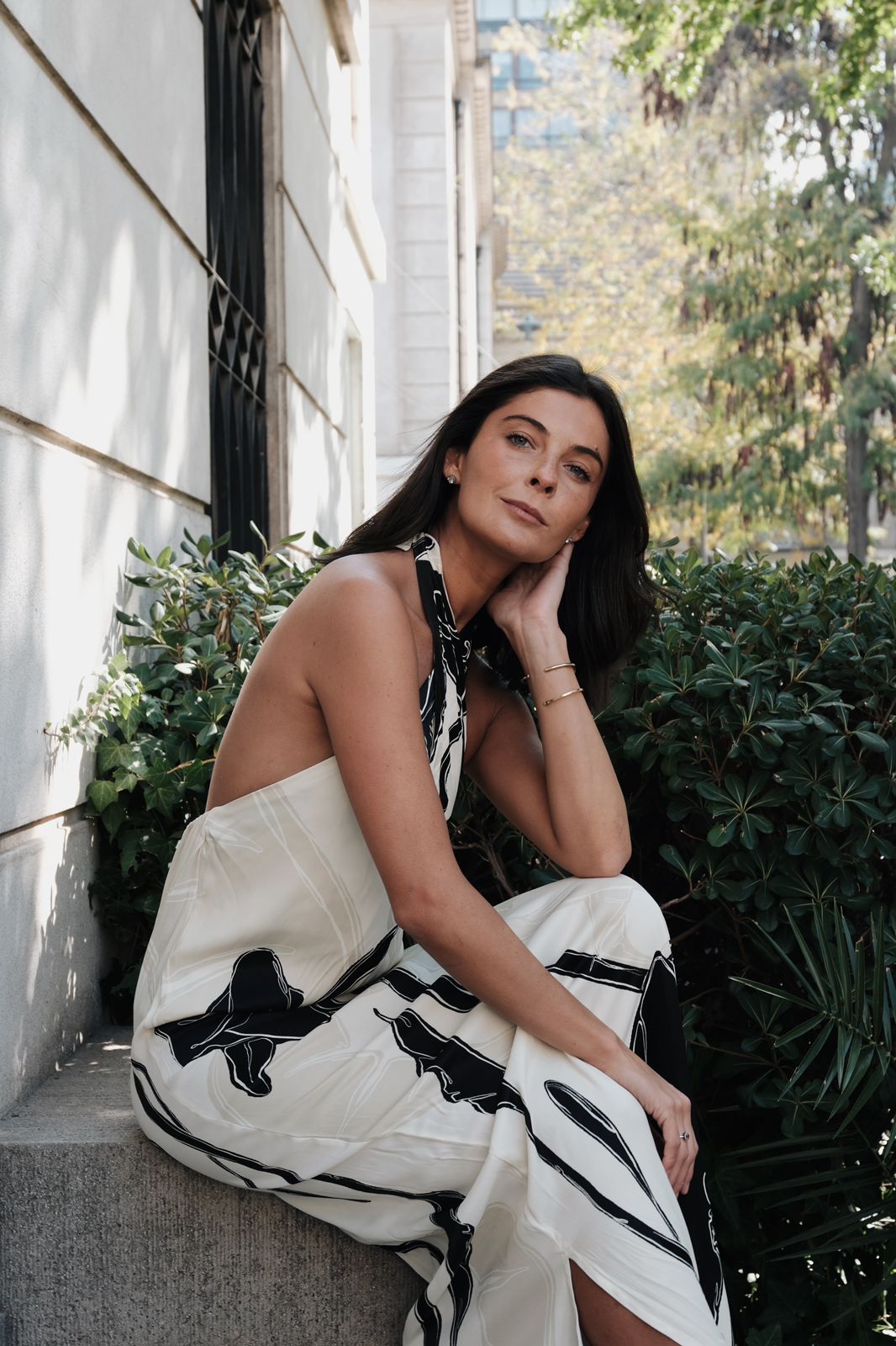 VESTIDO FILOSOFIA DEL ARTE IVORY NEGRO