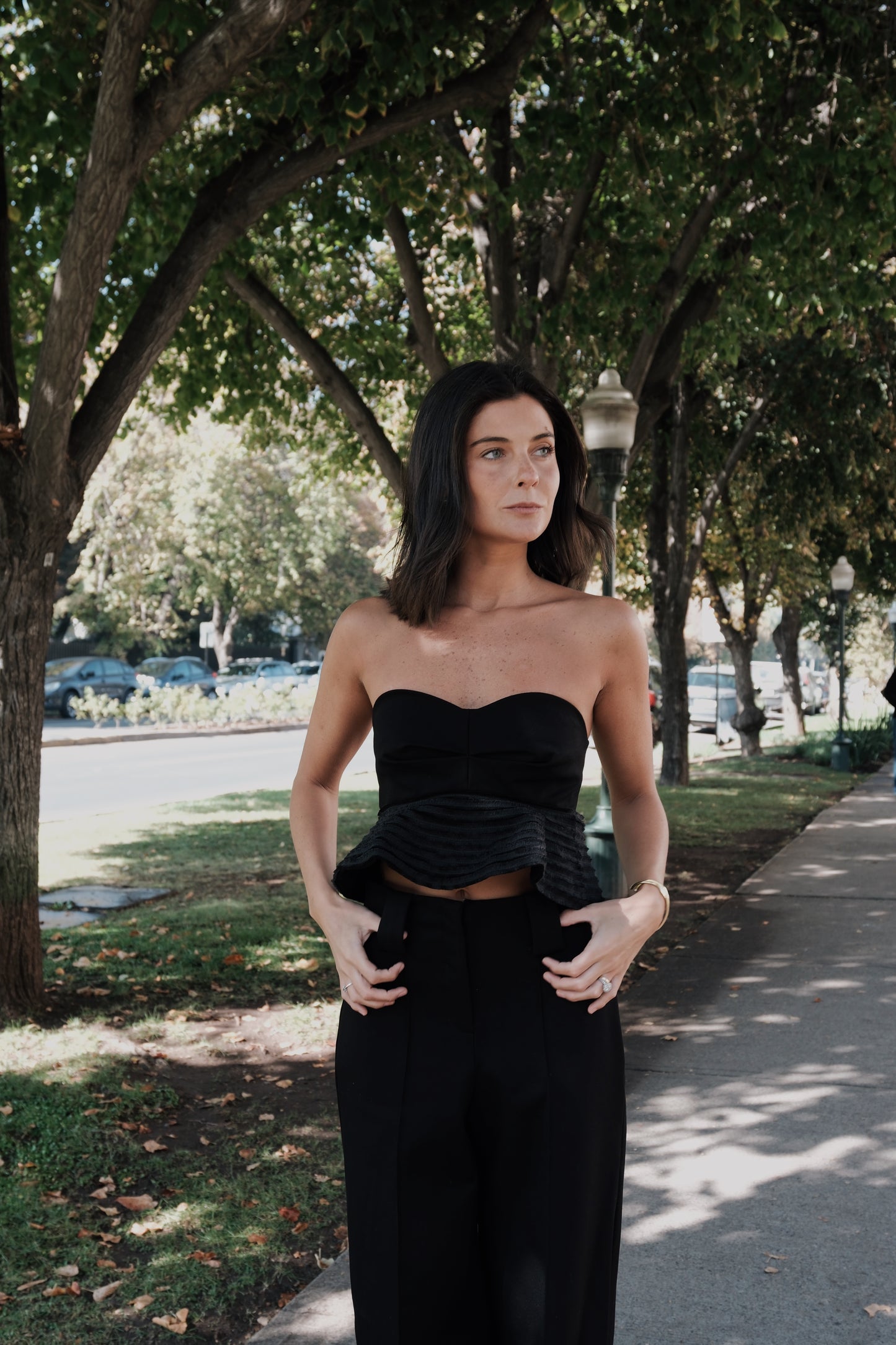 CROP TOP DEL MAR NEGRO