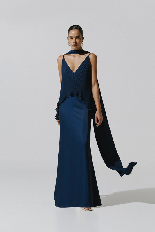 VESTIDO DANIELLE NIGHT BLUE BAOBAB