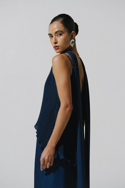 VESTIDO DANIELLE NIGHT BLUE BAOBAB
