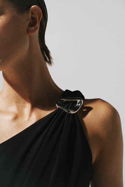 VESTIDO CANOA NEGRO BAOBAB