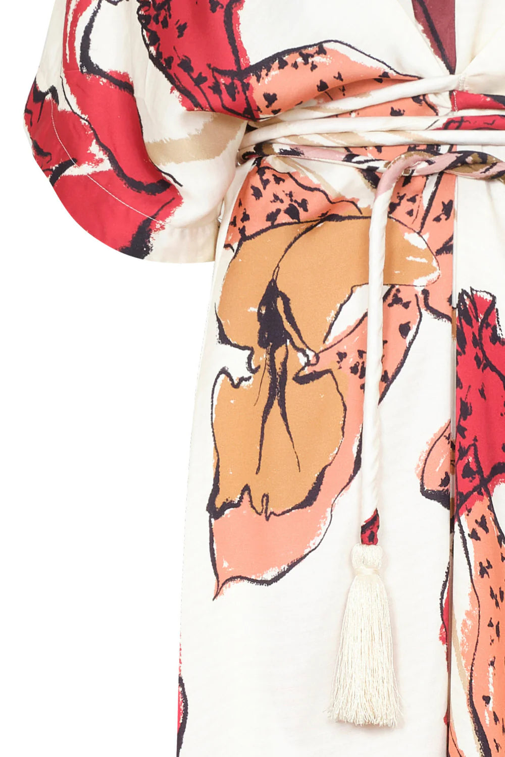 VESTIDO LÍRICA IVORY BURGUNDY