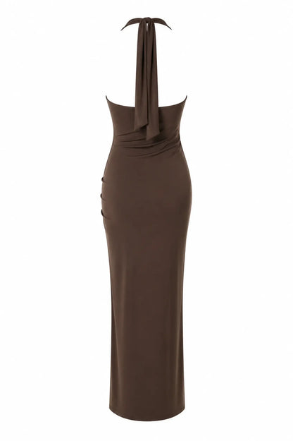 DONATELLA MAXI DRESS MOCA
