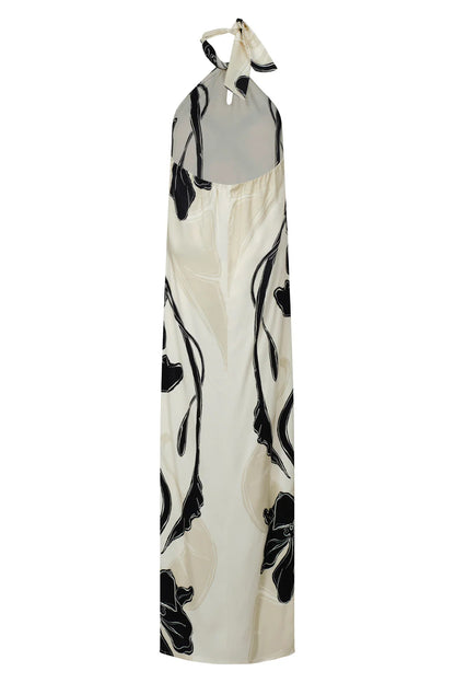 VESTIDO FILOSOFIA DEL ARTE IVORY NEGRO