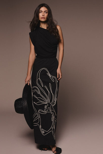 VESTIDO BRASSIA NEGRO