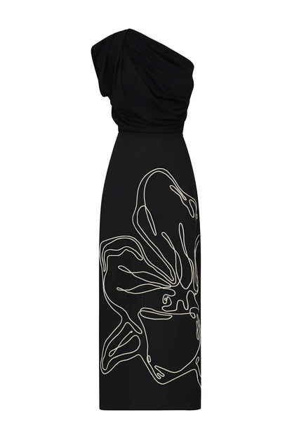 VESTIDO BRASSIA NEGRO