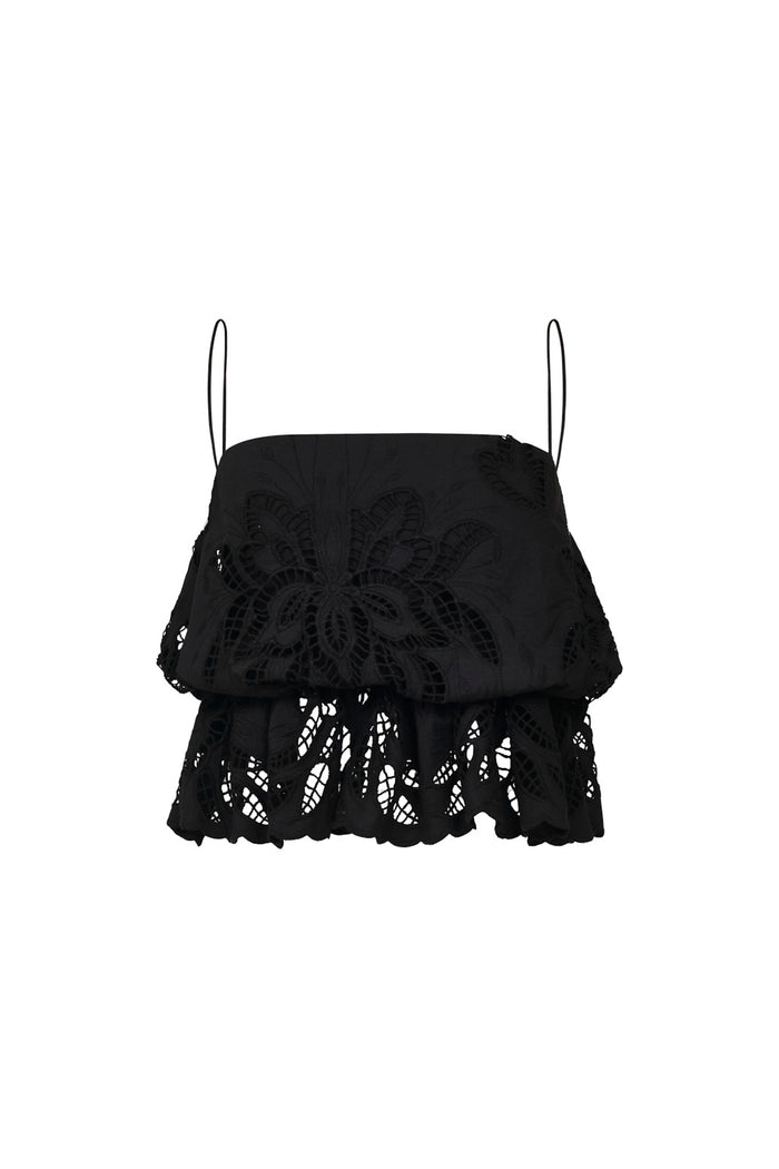 CROP TOP LUNEL NEGRO