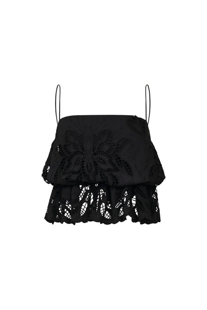 CROP TOP LUNEL NEGRO
