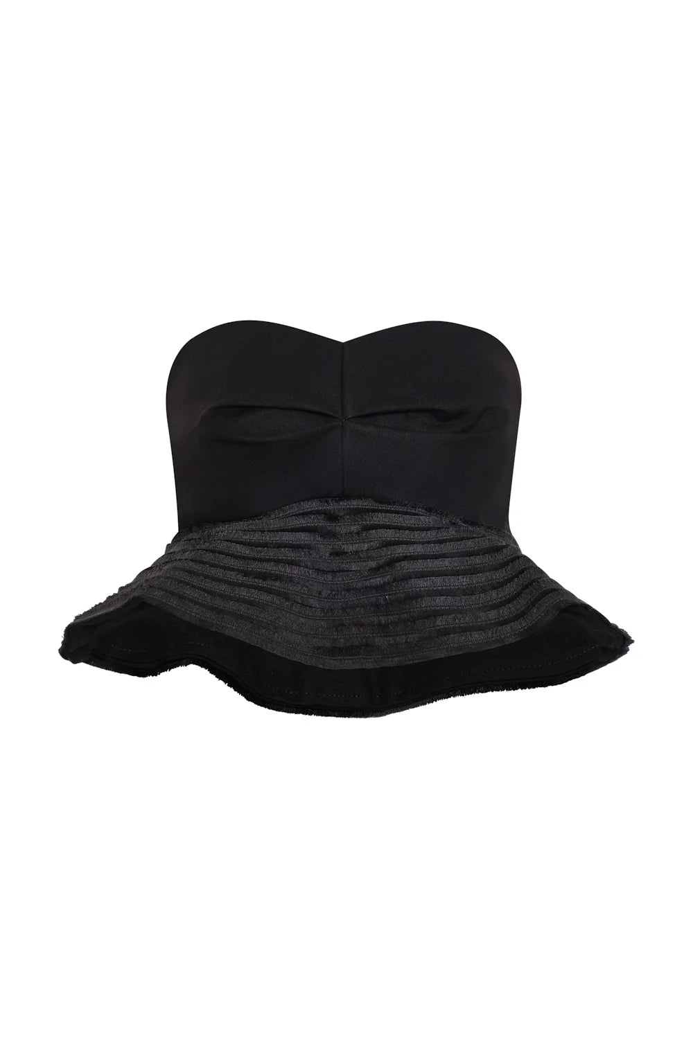 CROP TOP DEL MAR NEGRO