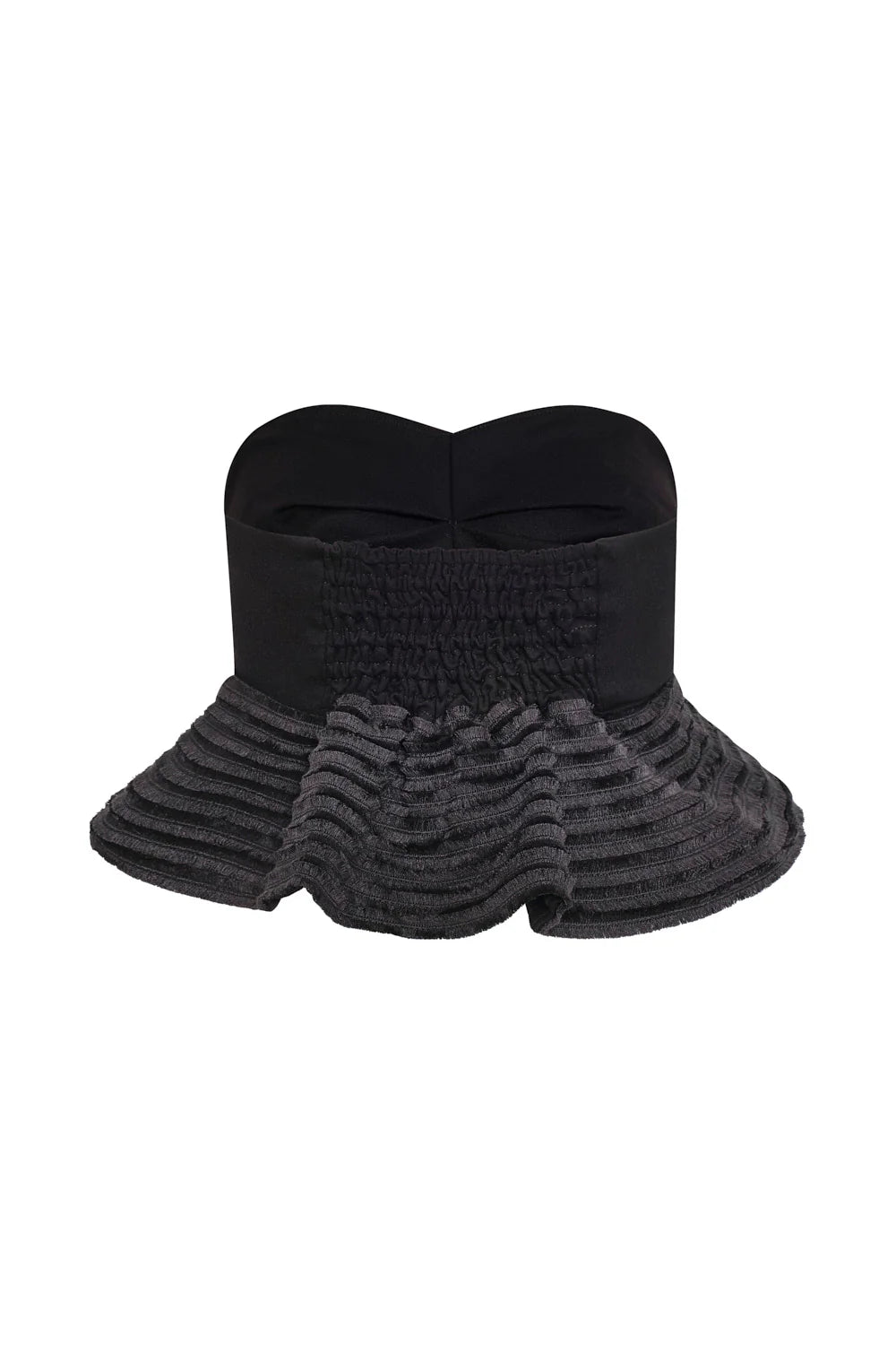CROP TOP DEL MAR NEGRO
