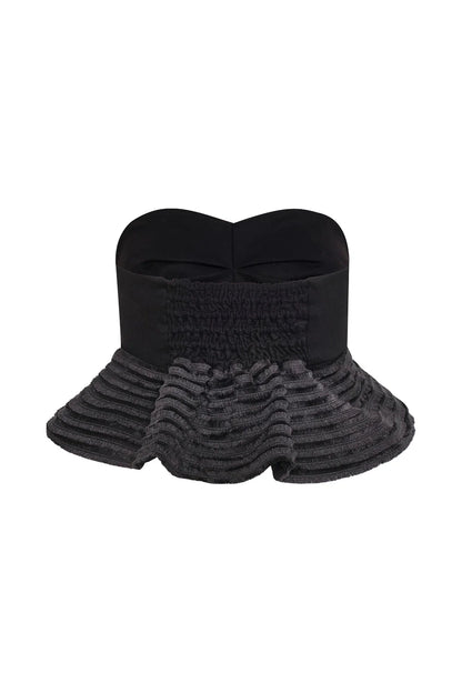 CROP TOP DEL MAR NEGRO