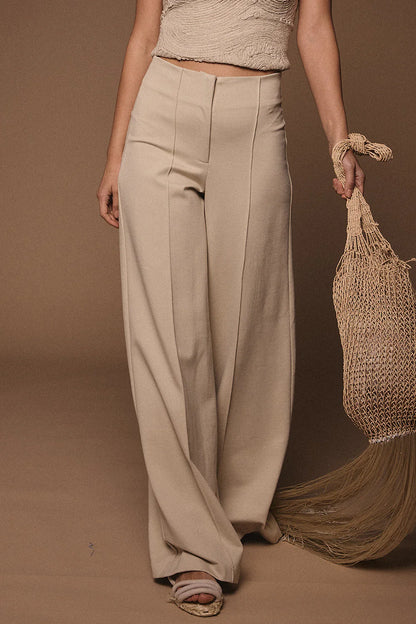 PANTALON NEW PAULETTE LIGHT BEIGE