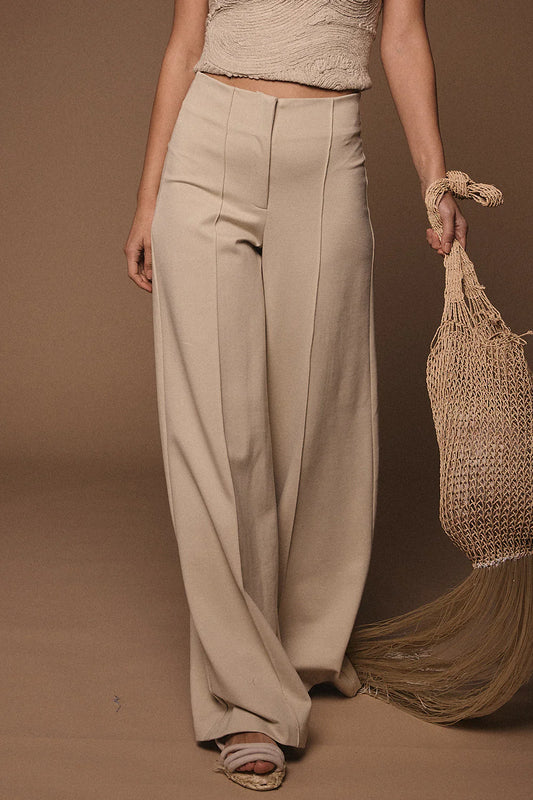 PANTALON NEW PAULETTE LIGHT BEIGE